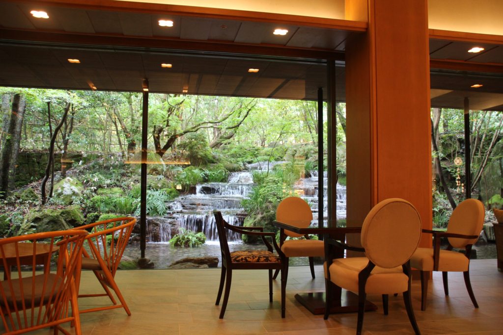 招月庭のロビー
