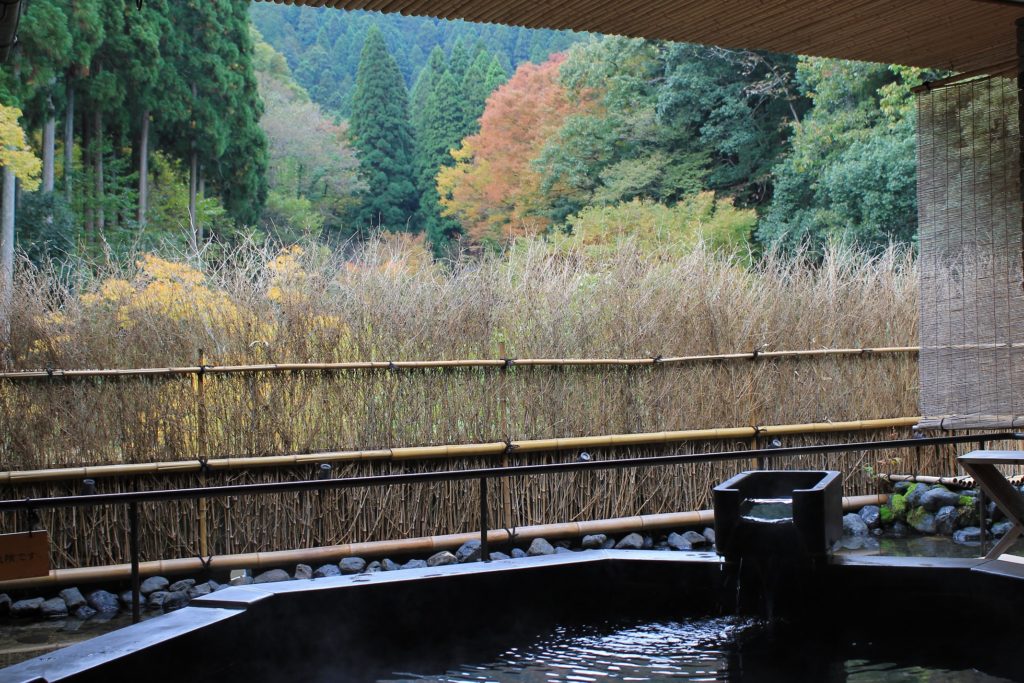 森のプライベートスパ